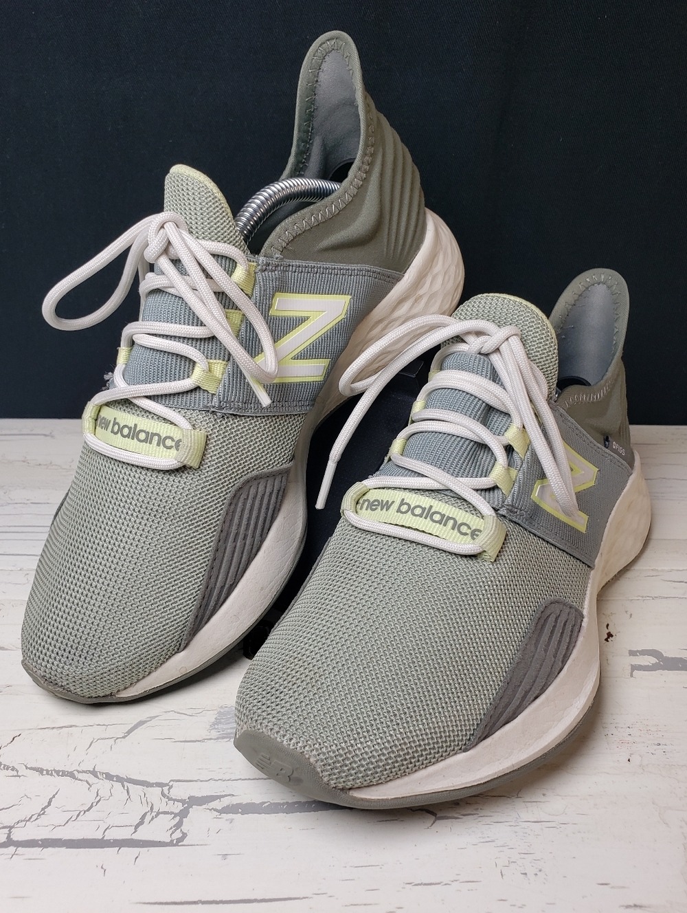 FIGS x New Balance Fresh Foam Roav V1 in Moss Green - Women's size 5.5